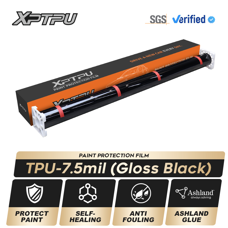 TPU-7.5 mil nero lucido