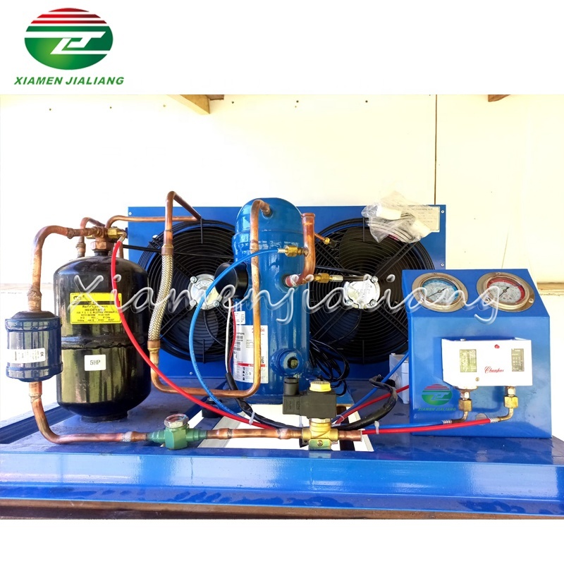 Unité de condensation de réfrigération d'unité de condensation de congélateur de 7hp 5hp compresseur de rouleau