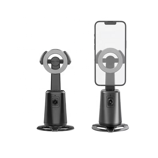 Magnetic 360 Rotation Automatic Face Tracking Gimbal Stabilizer Phone Tripod - Automatic Face Tracking Smartphone Stand