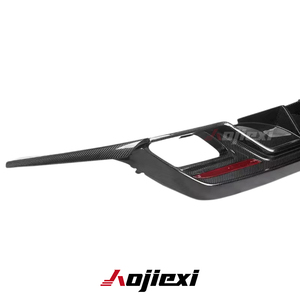 Difusor de Parachoques Trasero de Fibra de Carbono Real Estilo PAK para <span class=keywords><strong>Mercedes</strong></span> <span class=keywords><strong>Benz</strong></span> Clase <span class=keywords><strong>CLA</strong></span> CLA35 CLA45 W117 2013-2020 - Product Image 6