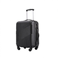Valise rigide durable en ABS+PC avec chariot de chargement 75 kg - Sac de voyage à roulettes silencieuses pour hommes et femmes, logo personnalisé
