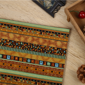 Lijiang-tissu de coton <span class=keywords><strong>et</strong></span> de <span class=keywords><strong>lin</strong></span>, étoffe à imprimés, Style National, pour Table <span class=keywords><strong>et</strong></span> canapé, tendance, Diy bricolage, été - Product Image 1