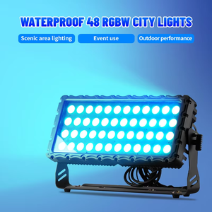في الهواء الطلق 48X10W 48X15W 48X18W RGBW 4in1 RGBWA 5in1 RGBWA والأشعة تحت البنفسجية 6in1 LED مدينة ضوء ماء أدى غسل أضواء للبناء - Product Image 2