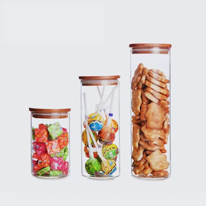 広口竹蓋2オンス4オンス8オンス16オンスガラス瓶食品ジャムキャンドル用 - Product Image 4