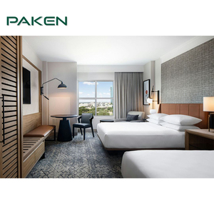 Set furnitur <span class=keywords><strong>Hotel</strong></span> bintang 5 Sheraton, Set perabot <span class=keywords><strong>Hotel</strong></span> furnitur kayu tempat tidur King Kamar Tidur