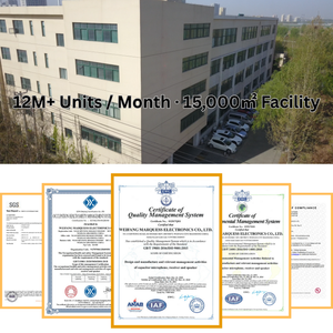 Mic Nhà máy cung cấp 13.8 6mm năng động microphone lõi đơn Directional giảm tiếng ồn thành phần âm thanh - Product Image 5