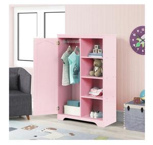 Armoire pour enfants Armoire avec <span class=keywords><strong>porte</strong></span> et étagères Armoire pour enfants Armoire à vêtements - Product Image 1