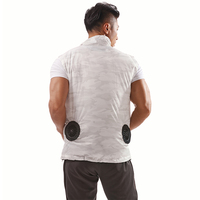 Meilleure qualité tout gilet de refroidissement de ventilateur haute visibilité USB à batterie 5V avec 2 ventilateurs de refroidissement