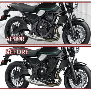 XXUN Moto Crash Bar pour Kawasaki Z650 RS Z650RS <span class=keywords><strong>2022</strong></span> 2023 2024 Pare-chocs Garde Stunt Cage Moteur Cadre Protecteur - Product Image 5