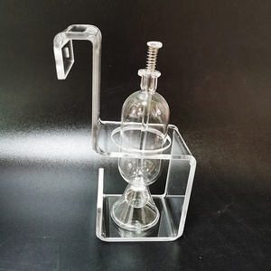 TG-22 cilindro tipo acquario serbatoio pesce gamberetti alimentatore di vetro per alimenti - Product Image 5