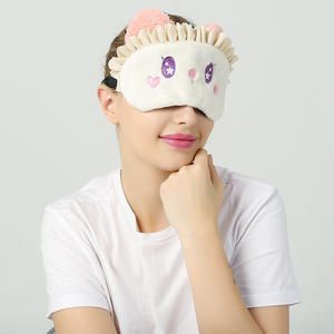 หน้ากากปิดตาขนนุ่มลายกระต่ายสีชมพูน่ารักสำหรับเด็กนักเรียนหญิง ใช้สำหรับการนอนหลับและสวมใส่ในชีวิตประจำวัน - Product Image 6