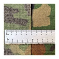 Tissu en polyester et coton camouflage à carreaux, anti-déchirure, durable, tissé, mélange TC, pour vêtements de sport, sacs et chaussures, vente en gros