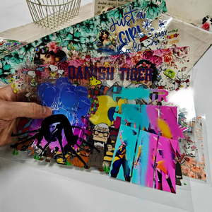 Tùy chỉnh UV dtf cup kết thúc tốt đẹp Kpop Thợ Săn Quỷ UV dtf huntrix Sticker bán buôn chuyển in ấn UV dtf chuyển cho ly kết thúc tốt đẹp - Product Image 1