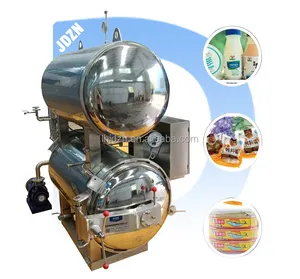 Automatic Water Spray immersion sterilization autoclave machine mushroom autoclave sterilizer machine