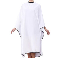 Prix d'usine, cape de coiffure personnalisée pour salon de beauté, cape de coupe de cheveux en polyester imperméable et élastique avec logo personnalisé