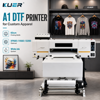 Imprimante DTF A1 directe d'usine 60 cm avec double tête d'impression XP600 & I1600 & I3200, machine automatique de transfert d'impression sur T-shirt