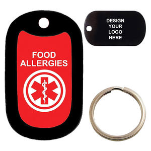 <span class=keywords><strong>2023</strong></span> nouveau personnalisé rue Cool hommes moulage sous pression étiquette de chien médical or nickelage en acier inoxydable étiquette de chien collier avec chaîne à billes - Product Image 4