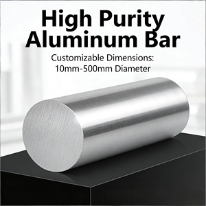 Barres <span class=keywords><strong>en</strong></span> aluminium extrudé T6 7075 5083 6061 6063 rondes/carrées/hexagonales, directement de l'usine, pour toiture/mur industriel, 2024 - Product Image 1