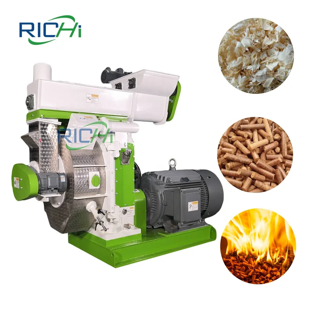 RICHI 2,5-4 T/H Máquina de pellets de cáscara de coco para la venta