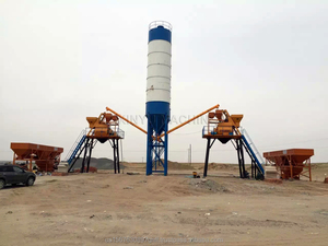 โรงงานผสมคอนกรีต HZS25 และโรงงานผลิตคอนกรีตพร้อมสายพานลำเลียงแบบสกรู มอเตอร์ไฟฟ้า ควบคุมด้วย PLC ยี่ห้อ XINYU รับประกัน 2 ปี ขาย - Product Image 5