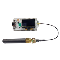 868MHz/915MHz LoRa ESP32 Blue Oled Wifi SX1276 Modul Penguat Daya Papan Pengembangan IOT dengan Antena untuk Kit Diy Elektronik