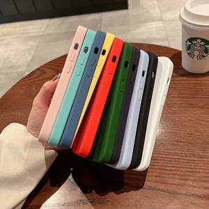 <span class=keywords><strong>New</strong></span> không dây sạc từ Silicone rắn màu điện thoại trường hợp đối với iPhone 16 15 14 13 Pro Max chống thả điện thoại trường hợp Hộp bao bì - Product Image 3