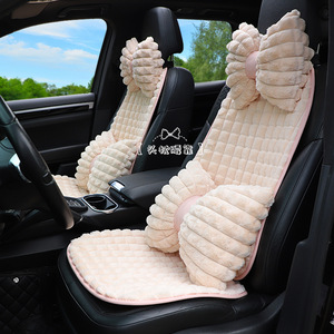 Coussin d'appui-tête de voiture avec design en forme de nœud, en coton PP doux, soutien du cou et de la colonne vertébrale pour l'intérieur de la voiture, utilisation quatre saisons - Product Image 2
