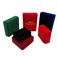 Boîte à médailles en plastique velours et flocage couleur personnalisée, technique d'estampage, pour rangement et présentation de bijoux et souvenirs - Grande Vente