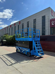 Sessiz Çalışan Elektrikli 12 Metre Makaslı Platform, Dikey Kaldırma, İndirme Özellikleri, Uzun Pil Ömrü, Makaslı Kaldırma Özelliği Sunar - Product Image 6