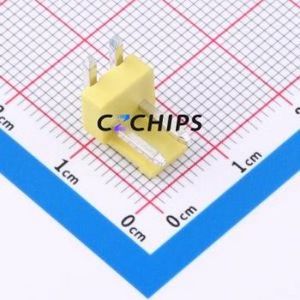 W396110K-2PY2123 Wire-to-Board Pin Header Bent Lead Through Hole,P=3.96mm Connector 1x2P 3.96mm Right Angle Insert VH - Product Image 1