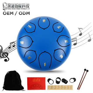 Tambor de Lengüetas de Acero Personalizado de 6 Pulgadas, Juguete Educativo de 8 <span class=keywords><strong>Notas</strong></span>, Tambor de Mano Relajante para Meditación - Product Image 1