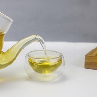 Tasse en verre à double paroi personnalisée en usine nouveau design avec un prix favorable pour le café et le thé