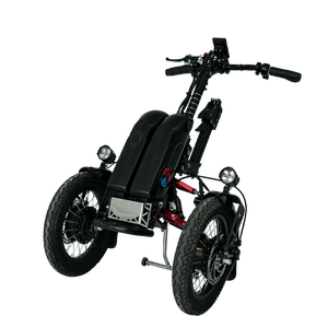 Doppel antrieb Rollstuhl Anhänger Nabe Motor Elektrisches Handrad Großhandel Handbike Elektrische Dreiräder Power Rollstuhl sale-BZ-WZQQ8 - Product Image 2