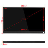 Écran de jeu portable Slim 1080p 144hz Type-c LCD tactile 13,3 15,6 pouces pour ordinateur portable et PS4