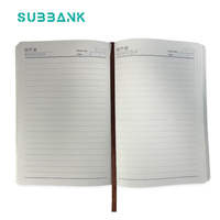 Sous-banque A5 Sublimation vierge Journal Agenda Bloc-notes stationnaire personnalisé imprimé Logo couleur PU cuir Sublimation Carnet
