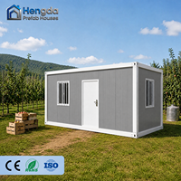 Maison mobile moderne en conteneur, bâtiment modulaire préfabriqué, maison portable détachable pour bureau de chantier, hébergement, villa