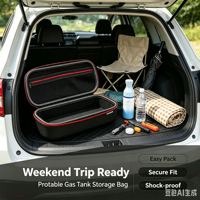 Étui de transport portable en EVA personnalisé pour accessoires de réservoir de gaz extérieur, avec fermeture éclair