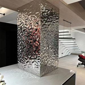 Panel de pared de carbón de bambú impermeable de PVC, placa de chapa de madera ondulada con cristal de carbono insonorizado y pared de fibra ignífuga - Product Image 3