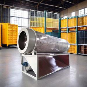 Bouteille en plastique particules en plastique Tamis vibrant de décontamination Tamis à tambour rotatif Équipement de criblage Trommel - Product Image 2