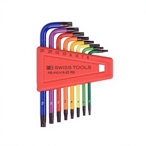 ชุดประแจหกเหลี่ยมรูปดอกพลัม <span class=keywords><strong>PB</strong></span> รุ่น <span class=keywords><strong>PB</strong></span> <span class=keywords><strong>410</strong></span>.<span class=keywords><strong>H</strong></span> <span class=keywords><strong>6</strong></span>-25 RB ประแจรูปดอกไม้นำเข้า ไขควงแบบดาว พร้อมบริการปรับแต่งตามความต้องการ - Product Image 1