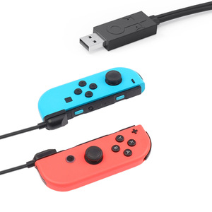 Cable de carga con mango Joy-Con adecuado para <span class=keywords><strong>Nintendo</strong></span> <span class=keywords><strong>Switch</strong></span>/accesorios OLED <span class=keywords><strong>Joycon</strong></span> cable de datos con mango pequeño izquierdo y <span class=keywords><strong>derecho</strong></span> - Product Image 4