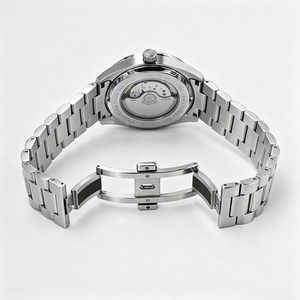 Reloj mecánico automático de lujo para hombre, caja de acero inoxidable 316L, esfera con relieve 3D, cristal de zafiro resistente a los arañazos - Product Image 3