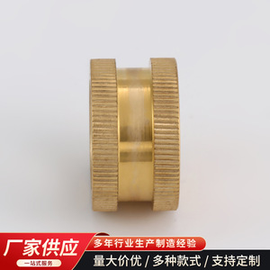 Brass Bushing 10 Mm Shaft Diameter Threaded Self Lubricating Round Bore CNC Machined Hardware Component - Product Image 4