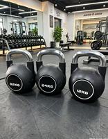 Kettlebell réglable de 32 kg en fonte enduite de poudre + PU, application universelle, portable et durable