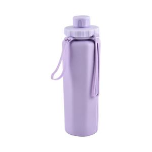 Bouteille de sport en gros, portable, résistante à la chaleur, pliable, en silicone de qualité alimentaire - Product Image 1