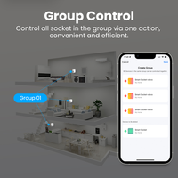 Tasmota Smart EU Plug 16A 2 puertos USB tipo C Medición de energía para Alexa y Google Assistant