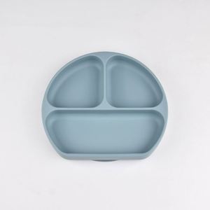 Plato de Silicona Flexible de Grado Alimenticio para Bebés, con Múltiples Compartimentos para Control de Porciones, Base con Fuerte Succión, Resistente y Apto para Lavavajillas - Product Image 3