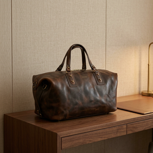 Genuine Leather Handcrafted Luxury Weekender Sports Travel <b>Duffel</b> <b>Bags</b> Waterproof Large Capacity High Quality Wholesale Price - Product Image 1