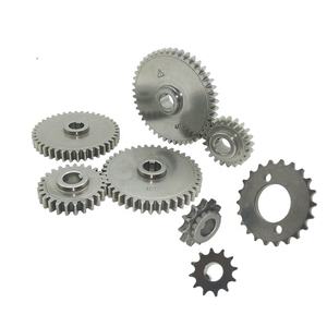 木工机械零件动力给料机钢齿轮齿轮木工给料机零件2pcs/批 - Product Image 1