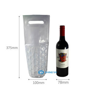 Wasserflaschen-Kühltasche Wieder verwendbare PVC-Wasserflaschen-Kühltasche PVC-Wein kühltasche mit <span class=keywords><strong>Gel</strong></span> im Inneren - Product Image 3